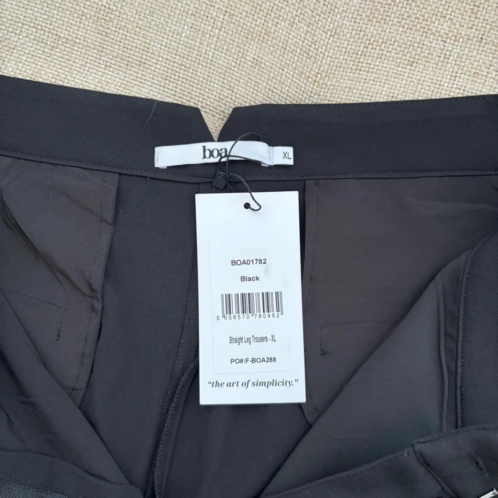 NWT Because of Alice BOA Strapless Peplum Bodice + Effortless Wide Leg Trouser - Picture 9 of 14